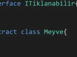 Unity Abstract Class ve Interface Kavramları Unity Abstract Class ve Interface Kavramları